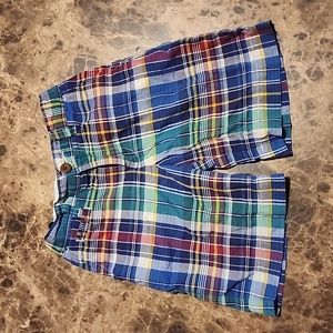 Ralph Lauren Polo Plaid Shorts Boys Size 4T